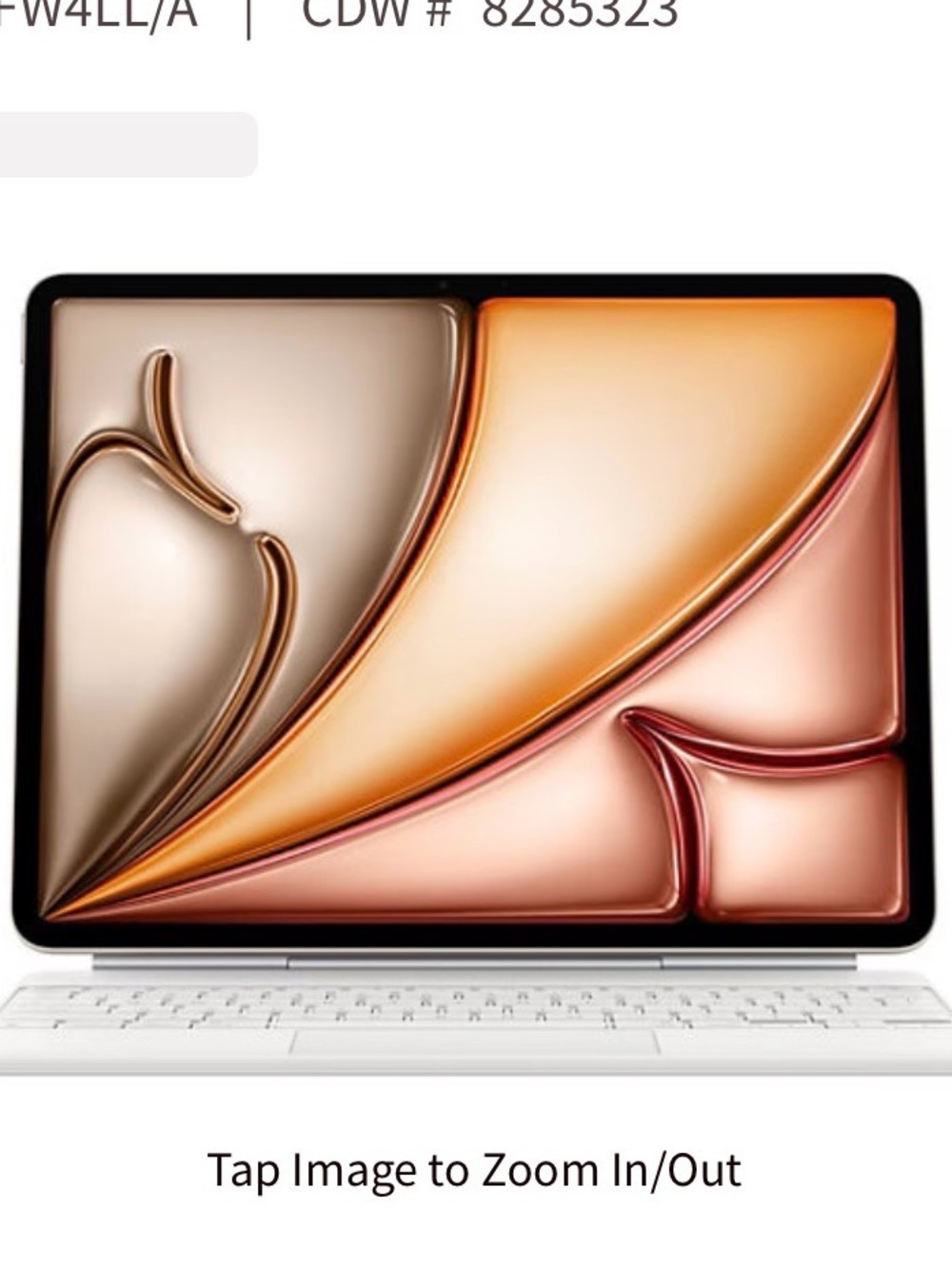 Apple Magic Keyboard for iPad - White